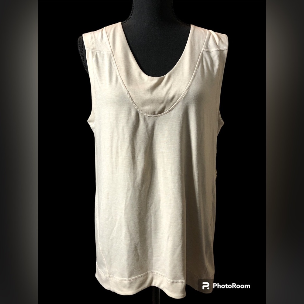 Indygena Sz M Beige Tank Top
